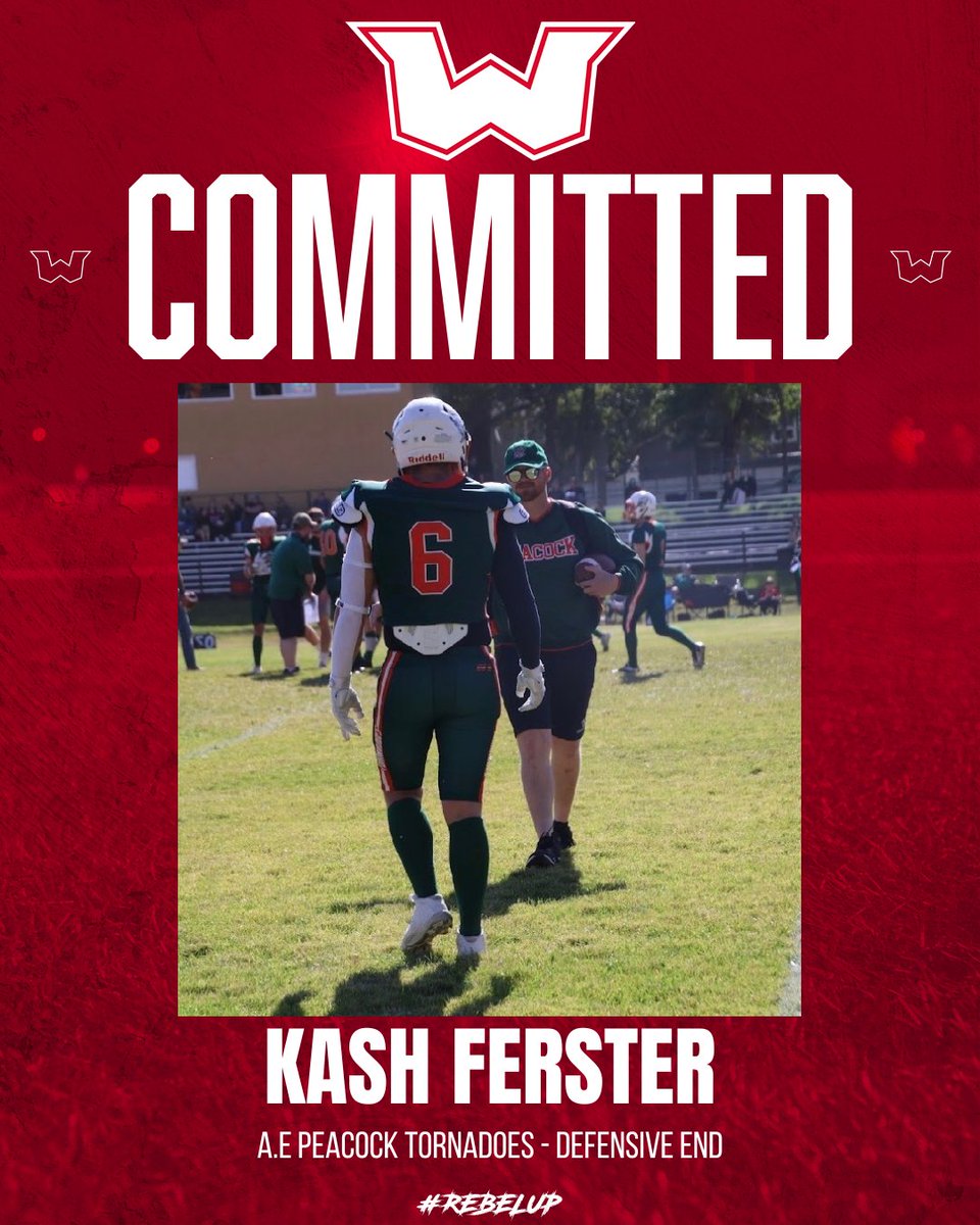 RebelsWestshore's tweet photo. COMMITTED! The Rebels are excited to announce another addition to the Defensive Line. Kash is a natural athlete that will push our Defensive Line room to be better, by bringing a great attitude and work ethic. Welcome to the team Kash 👊 
#rebelup #rebelway #trenches #football https://t.co/hOaU48XuYH