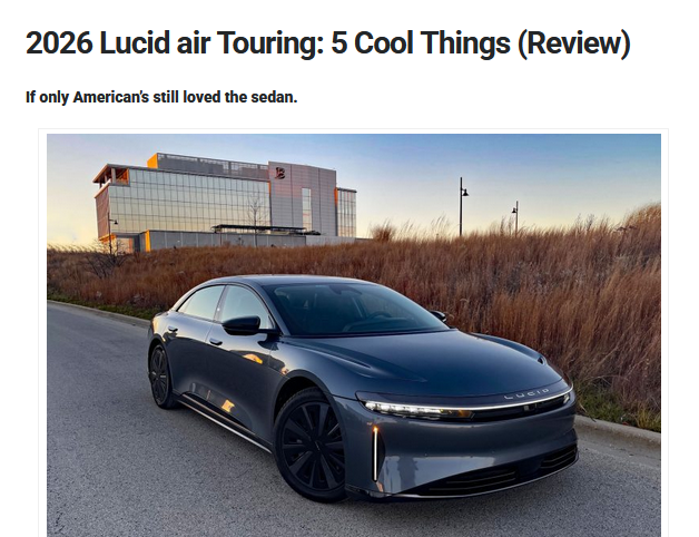 Car_Guy_Tom's tweet photo. https://t.co/tOoTC1o6RI
If only America still loved sedans. 
@LucidMotors #LucidAir #CoolThings https://t.co/Jk06rOiOuT