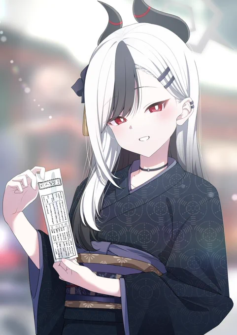 新年あけましておめでとうございます。 今年もよろしくお願いいたします。m(_ _)m #ブルーアーカイブ #ブルアカ