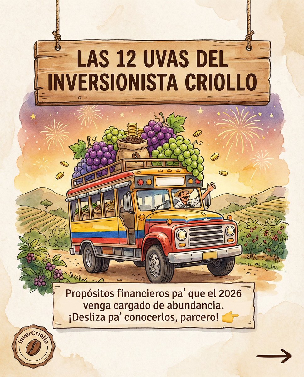 InverCriollo's tweet photo. @larepublica_co Parcero, pa' que el otro año no le pase lo mismo, pille estas uvas. La #1 es la salvación. 👇🍇https://t.co/YiGmKbYpO0 https://t.co/IwHBZA8lbY