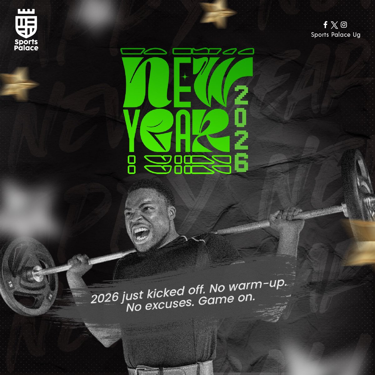 There’s no time like the present😤But a new year presents a new opportunity to lock in🙂‍↕️May you achieve all your fitness goals this year💪🏾Happy new year🎉

#happynewyear #fitnessjourney #sportspalaceug
