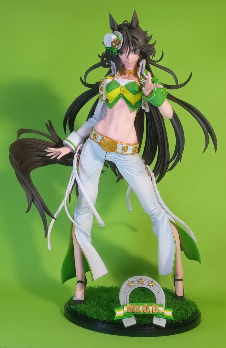 午年ということで #ウマ娘 より 鉄虎竜さんのガレージキット