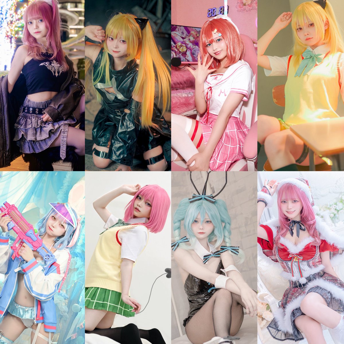 pppiiinnnyyyat's tweet image. 2025年コスプレを初めて1年でなんと24着と沢山コスプレしました〜❕❕

今年もたくさーんコスプレする予定なので、イベントやスタジオなど撮影のお誘いお待ちしてます（՞  . .՞)"❤︎🎀

 #コスプレ総決算2025 
 #カメラマンさんと繋がりたい 
 #コスプレイヤーさんと繋がりたい