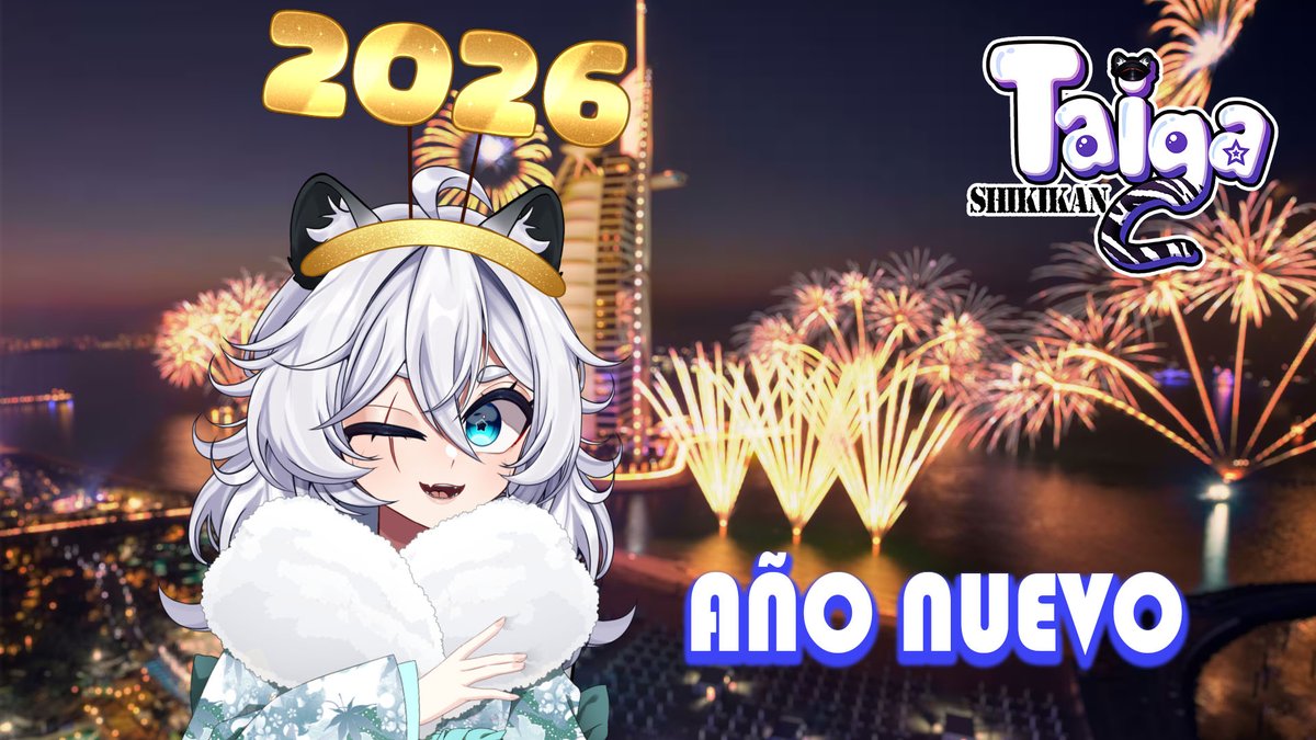 El último día del año, celebremos juntitos :3
¡Nos vemos en media horita!