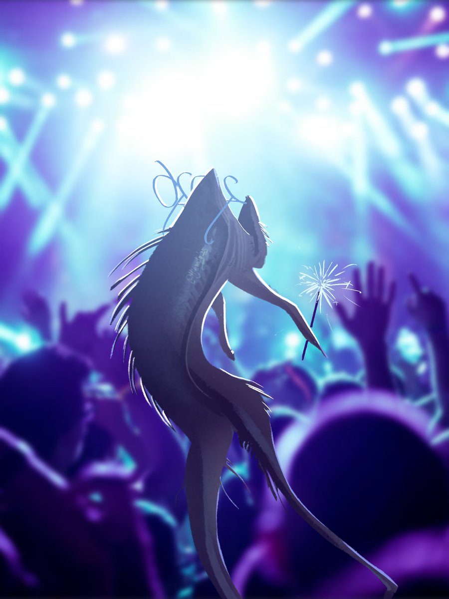 Hjemdg's tweet image. Mawfish at da club 🔥🔥 #warframefanart