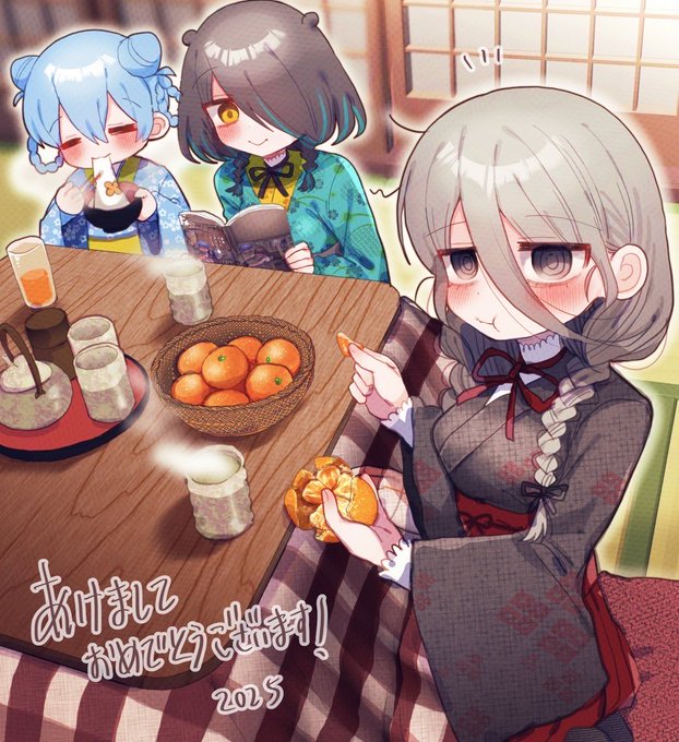 あけましておめでとうございます
絵の用意できなかったので去年の絵を見てください(怠惰) 