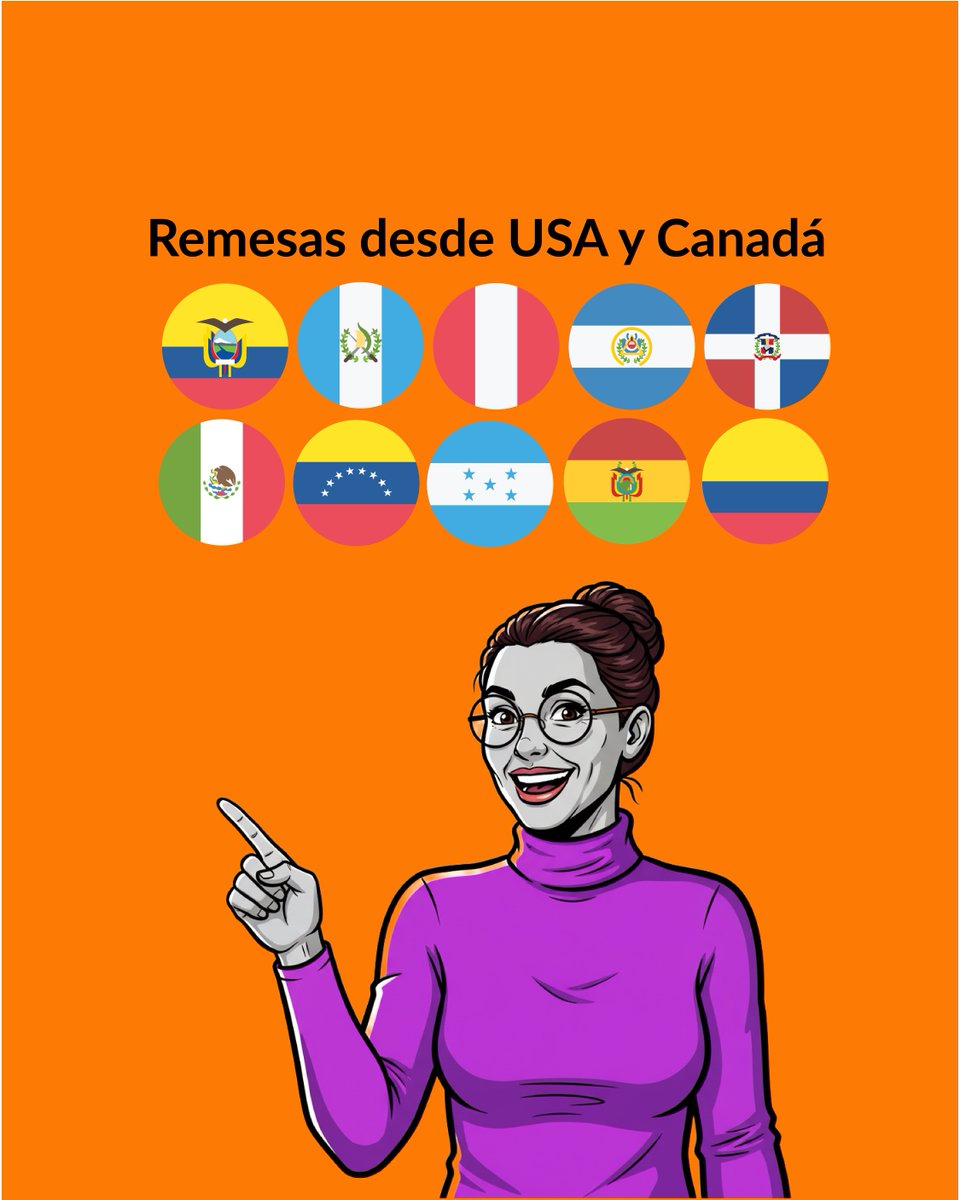 ¡Envía dinero a 10 países de Latam con mipapaya! 🌎💜

Tu remesa rápida y segura, de migrante a migrante, desde USA/Canadá. ¡sin apps!

#RemesasLatam #mipapaya