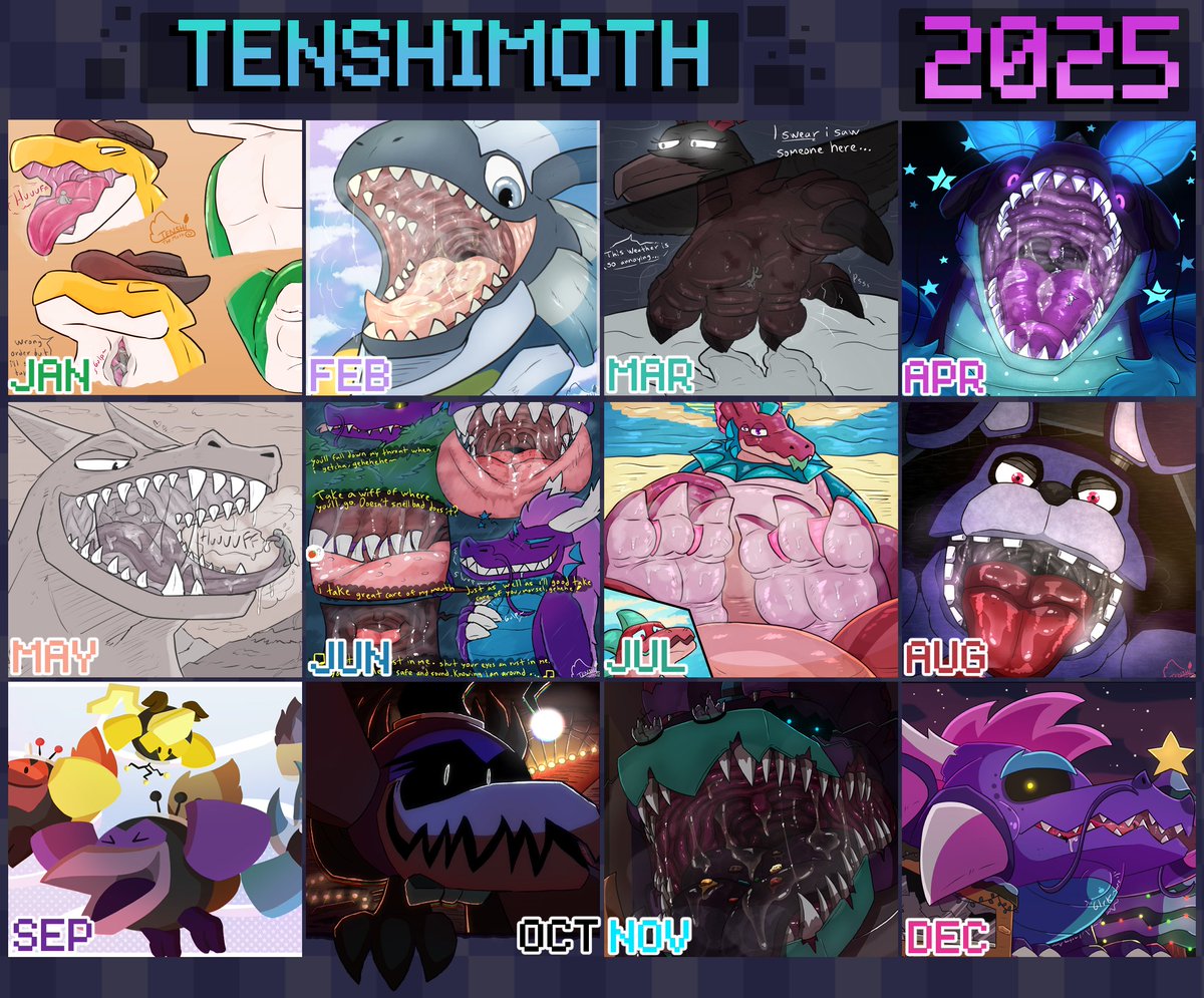 A summary for the pics of each month of 2025!