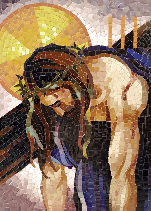 mainhon's tweet image. Art of the Day! "STATIONS OF THE CROSS - III". Buy at: ArtPal.com/mainhon?i=4736…