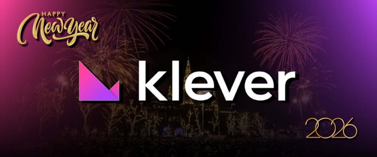 Joshuwa's tweet image. Happy New Year to the #KLV fam.
2026 is about ecosystem growth.
Cheers to new #dApps! 🥂 $KLV