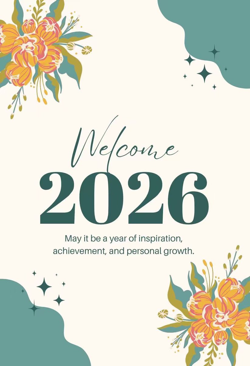 2026’s here — let’s crush it! 🚀
Focus: inspiration, real impact, intentional growth.
Grateful for peers who push progress (we win together!).
Wishing my network a productive, purpose-driven year.
Let’s make every moment count!
#2026Goals #ProfessionalMomentum #NewYearNewGains