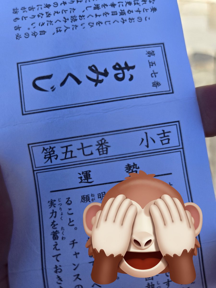 初詣🎍 今の自分を見透かされてるようなおみくじでした😂