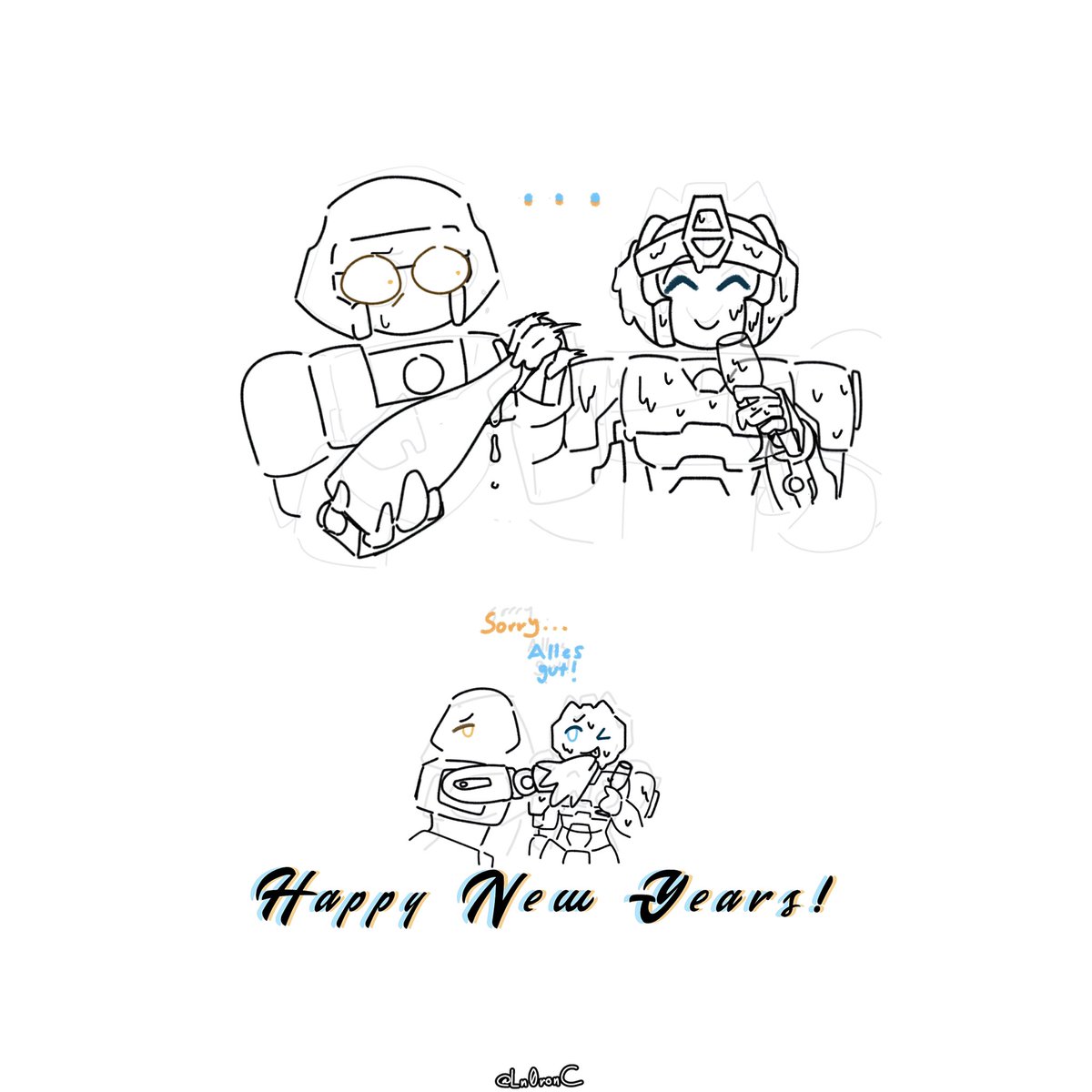 Happy new years! Let’s end the year with a simple Dpax drawing! Hope everyone has a safe New Year’s Day. 
#dpax #megop