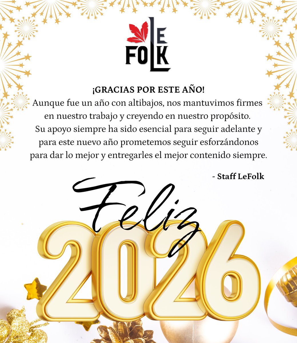 ¡FELIZ AÑO NUEVO!🥂🎇