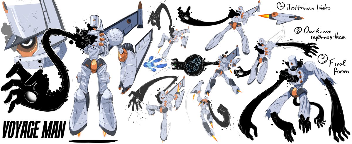 Robot Master Design - 16:9 Version Voyage Man - Sent into the