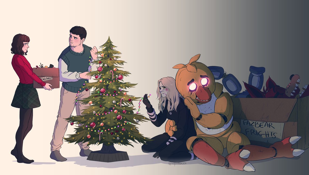 do you think they still get to spend the holidays together? 
#FNAF #FNAFMovie #FNAF2Movie
