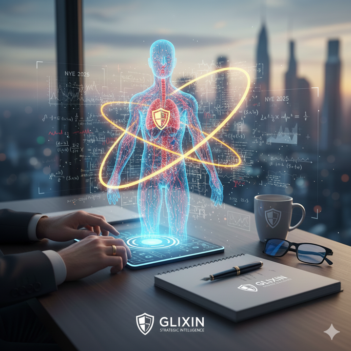 pgstroot's tweet image. 2026: The year Glixin evolves from a metabolic model into Strategic Intelligence. 🛡️

We’ve spent 2025 wrestling with differential equations to hit a TE of 49.855. Now, we’re deploying the rails.

Clarity. Vitality. Winning.

The engine is primed. 🚀

Glixin BioTech NYE2025