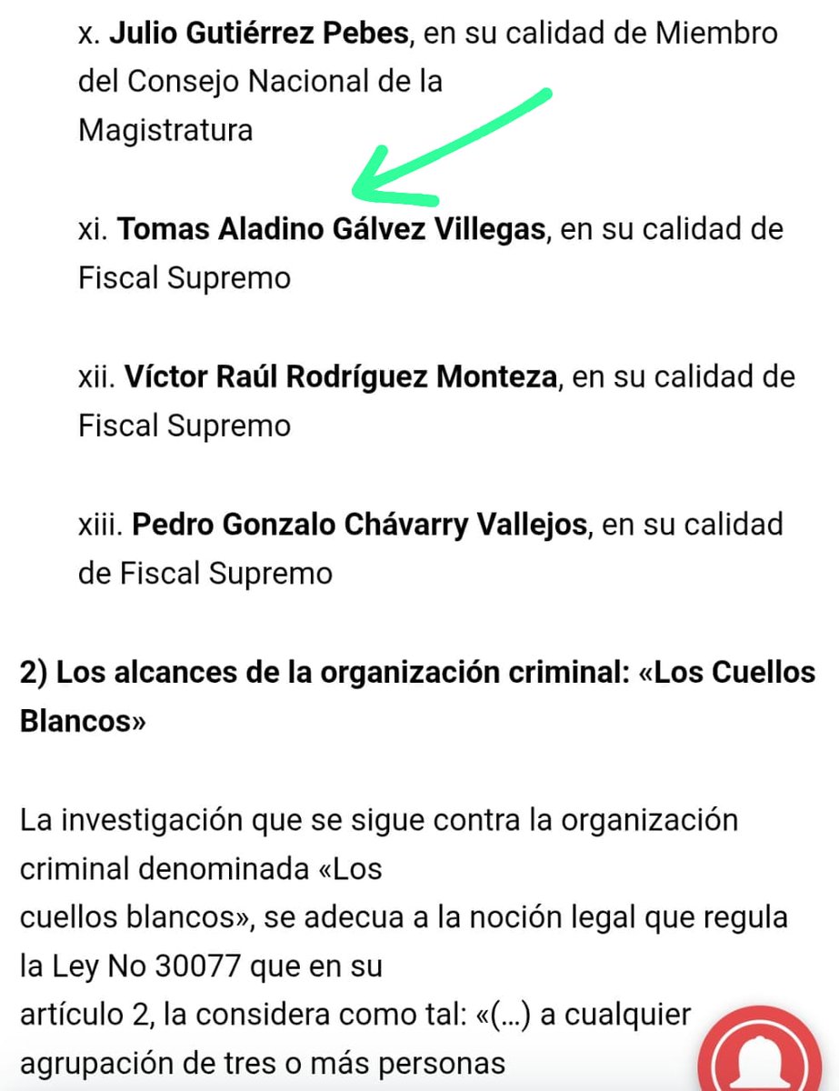 🚨 URGENTE Y GRAVE
Tomás Aladino Gálvez, que funge de Fiscal de la Nación interino, consumó hoy su venganza contra la valiente y emblemática fiscal Sandra Castro Castillo, que fue la primera en denunciar a "Los Cuellos Blancos",  entre ellos a Gálvez y otros hermanitos como César