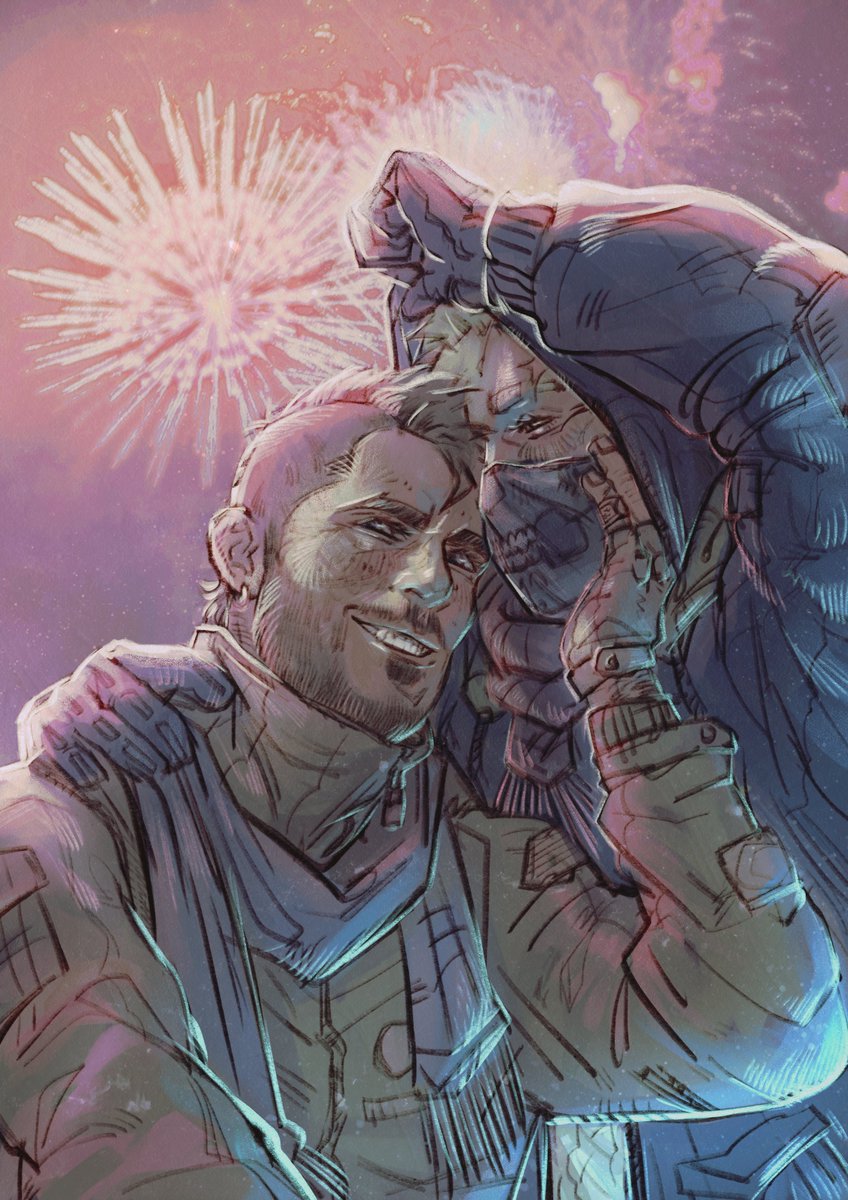 MizuShibaPL's tweet image. HAPPY NEW YEARS!
and many happy new ghoap memories ahead &amp;lt;3