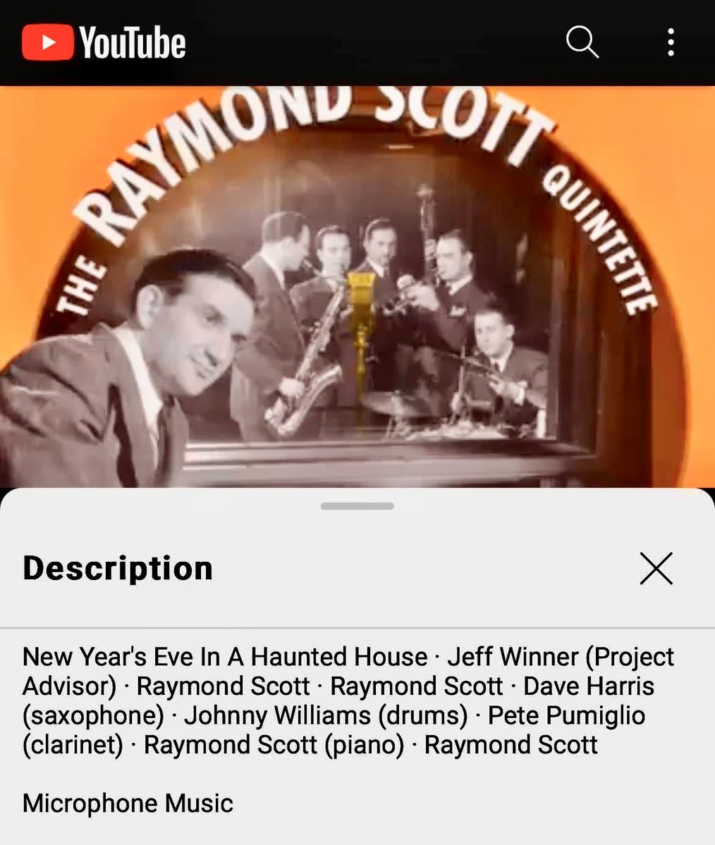 _Raymond_Scott_'s tweet image. “New Year's Eve In A Haunted House”

🔊 youtu.be/Ps55zhBpWC0 📣