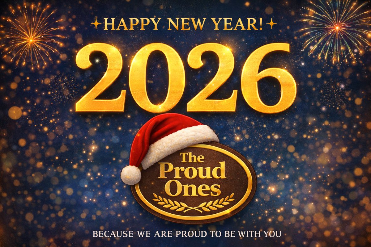 The_ProudOnes's tweet image. 🎉✨ Welcome 2026! ✨🎉
A new year. New energy. New wins.
Here’s to building, creating, and pushing further than ever before 🚀
Let’s make 2026 a year to remember.
Happy New Year to everyone chasing their vision 💫
#HappyNewYear2026 #NewBeginnings #BuildIn2026 #Crypto #NFTs #Web3