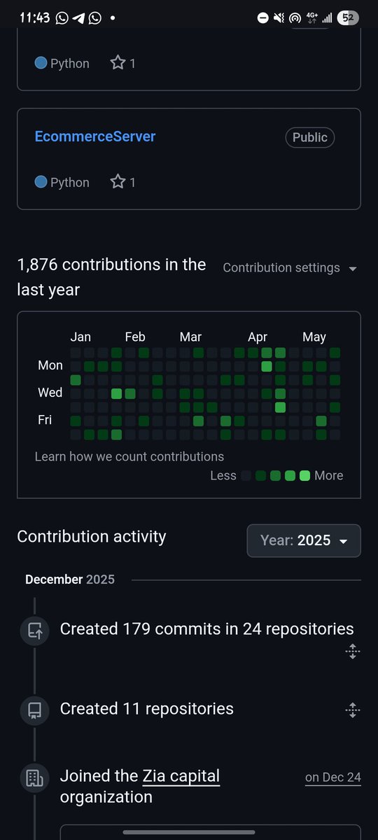 _devTomiwa's tweet photo. Beginning of The Year
Vs
End of Year
#githubwrapped https://t.co/YFWuanwuof