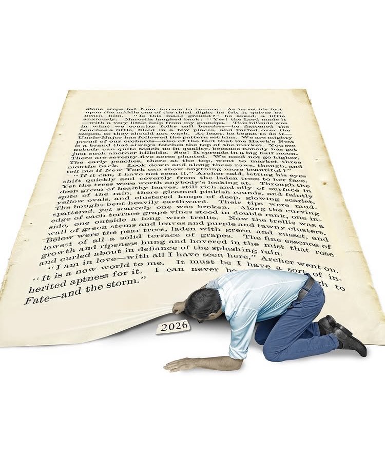 Feliz año a mi gente lectora

Ilustración de Toon Joosen