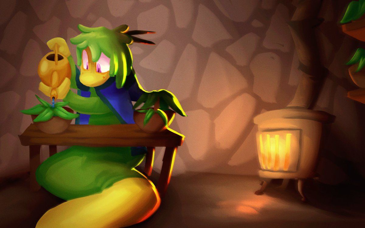 PUMPKINMANJACK's tweet photo. Quetzalcoatl no evil commish #noevil #betsylee https://t.co/9gtLPM5npA