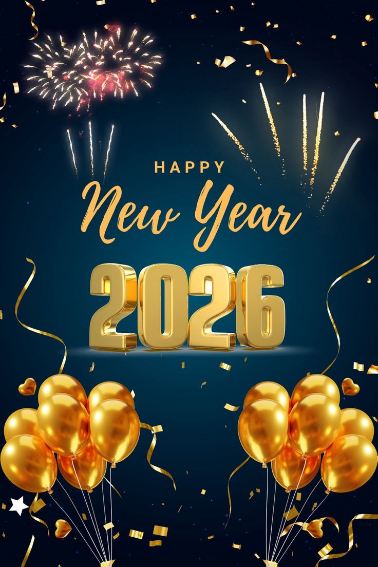 Wishing you all a fabulous New Year!

We hope 2026 is filled with health and happiness for you and your family!