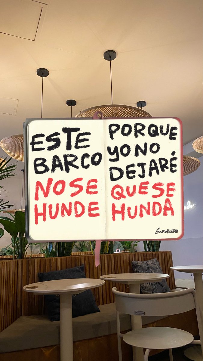 garabato_king's tweet image. Este barco no se hunde 🔥