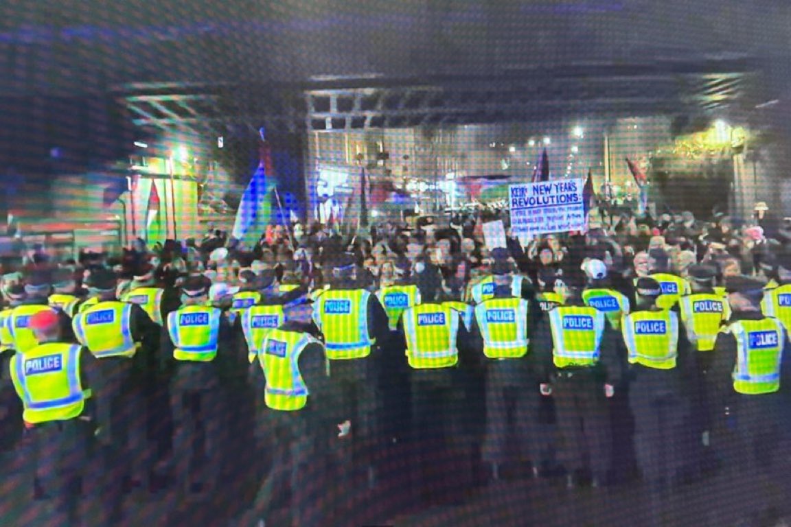 BREAKING: Islamists are attempting to shut down New Year’s Eve in London, with multiple arrests made already.

These people are completely incompatible with the West.