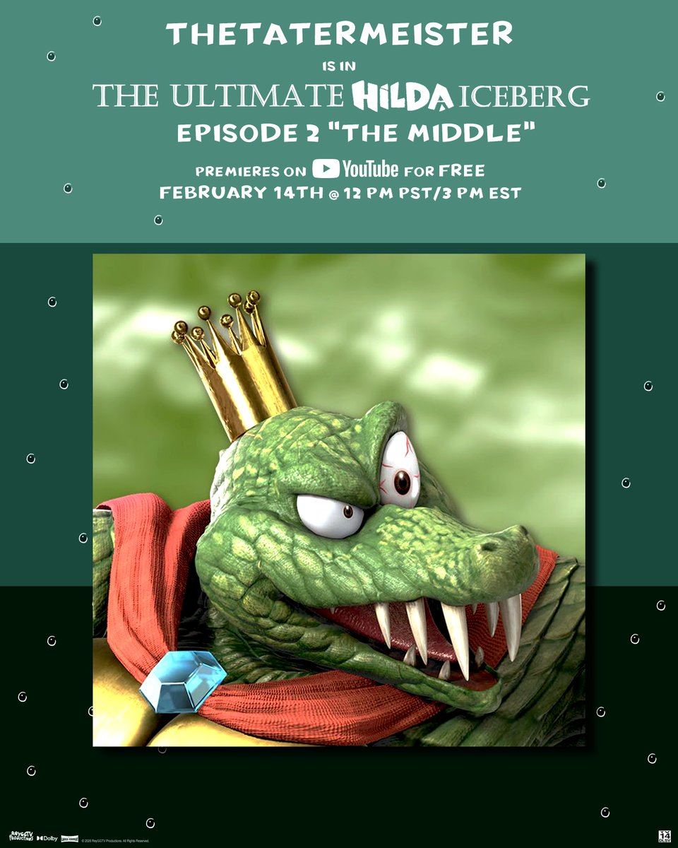 .<a href="/TheT8ermeister/">TheTatermeister (Lord Muzan)</a> will appear as a narrator in the next episode of the fan-made #Hilda documentary miniseries #TheUltimateHildaIceberg, The Middle!

Premiering for FREE on Valentine's Day!

Pre-save the episode NOW! youtube.com/watch?v=gKubUE…