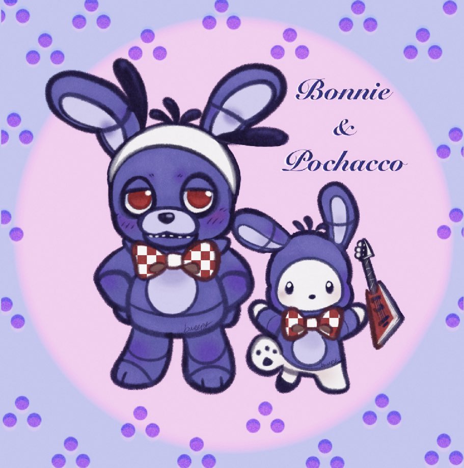 bweemic's tweet image. bonnie and pochacco
#FNAF