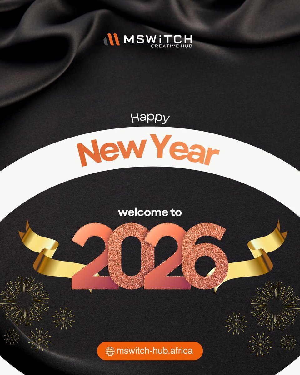 Mswitchhub's tweet photo. As we step into this next chapter, we’re carrying forward the creativity and collaborations that defined the year behind us. Every idea explored, and every voice amplified continues to remind us why this work is important.

Happy New Year from all of us at Mswitch Creative Hub. https://t.co/nbkGca5PXB