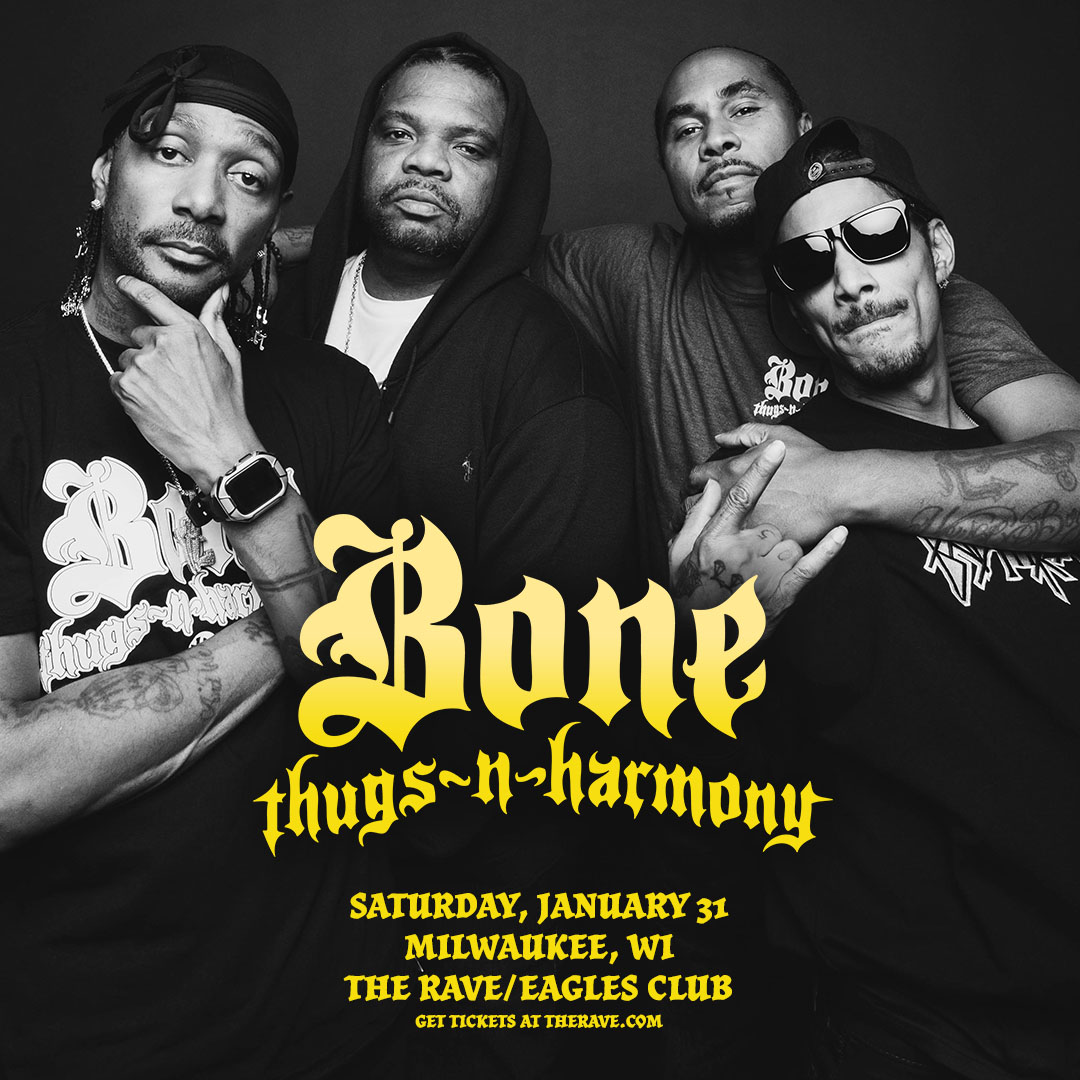 therave's tweet image. Wake up, wake up, wake up... it's almost the 1st of tha month! ☁️ 

More importantly, we are exactly ONE MONTH AWAY from @RealBoneThugs taking the stage at The Rave! 💯