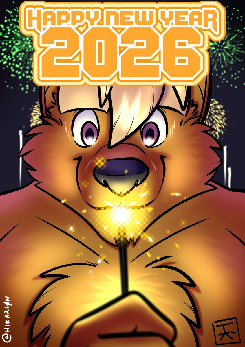 HAPPY NEW YEAR 2026!
I hope this one will bring you joy and happiness. I really mean it.
Take good care of yourself and your loved ones.
#furry #furryart #happynewyear2026