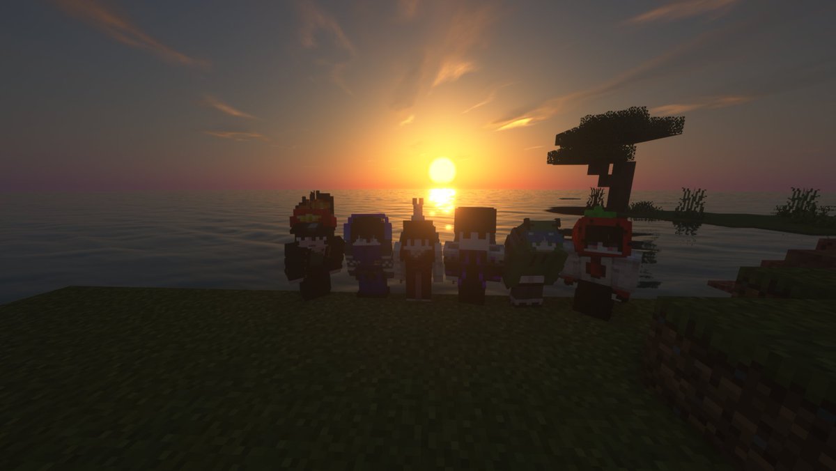 kerupu_526's tweet photo. Minecraftで新年の日の出を見ました！ 写真は
@clams92
さんが撮ってくださいました！（緑色のやつが僕です） 楽しかったです！皆さん、明けましておめでとうございます！ https://t.co/WCYOlOHfk3