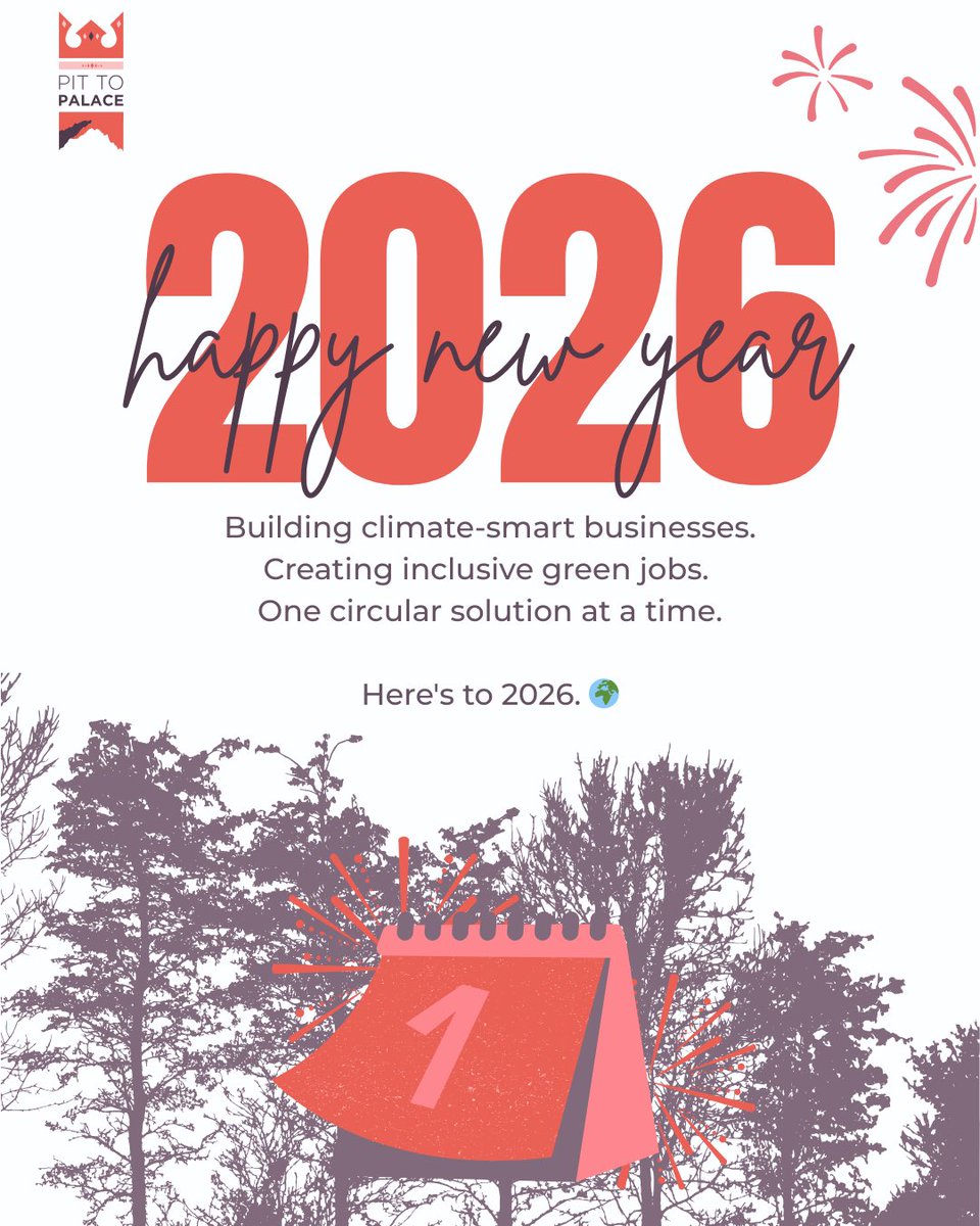 _PtPInitiative's tweet photo. A new year to build climate-smart enterprises, unlock green capital, and create opportunities that last.
Thank you for believing in a circular economy where youth, women, PWDs, and SMEs don't just survive; they thrive.
Here's to building 2026 together.
Happy New Year https://t.co/xaUMCVQq34