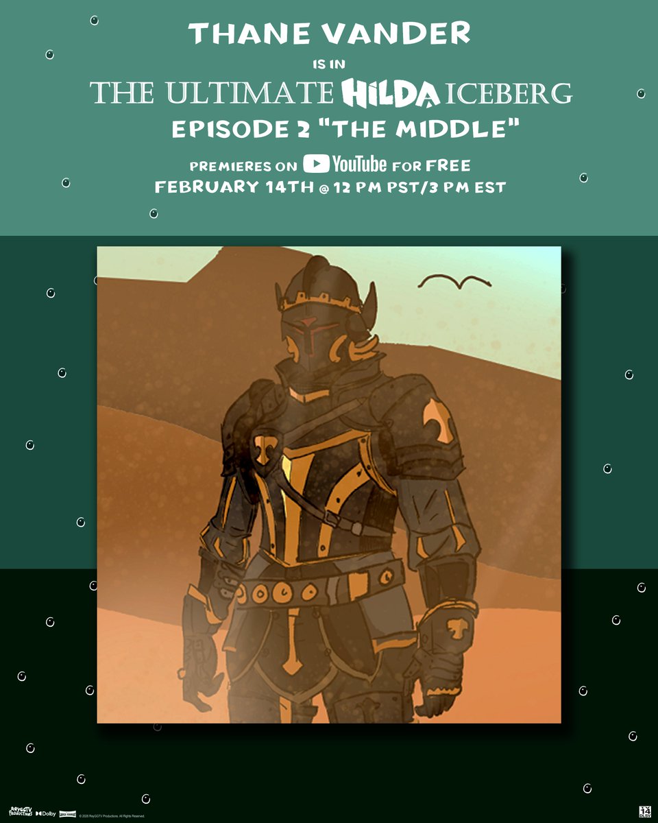 Thane Vander will appear as a narrator in the next episode of the fan-made #Hilda documentary miniseries #TheUltimateHildaIceberg, The Middle!

Premiering for FREE on Valentine's Day!

Pre-save the episode NOW! youtube.com/watch?v=gKubUE…