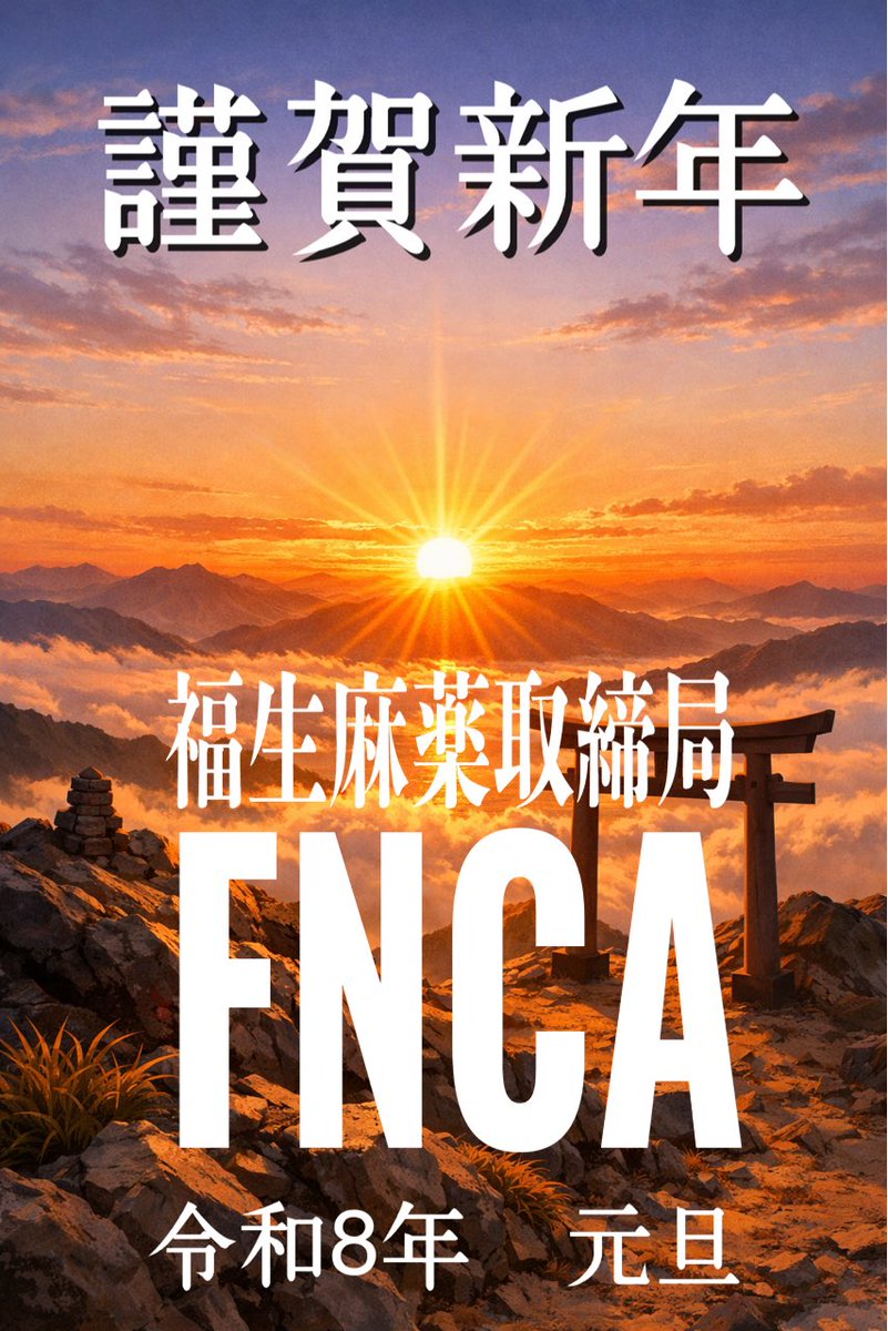 FNCA13609's tweet photo. 明けましておめでとう御座います。
無事メンバー欠ける事なく2026年を
迎える事が出来ました。

今年はTAMAコミ様にも出展させて頂く予定もあり、昨年に負けない位活動していきたいと思います。

本年も福生麻薬取締局を宜しくお願い致します。
#FNCA
#福生麻薬取締局 https://t.co/pDyBjE2zqK