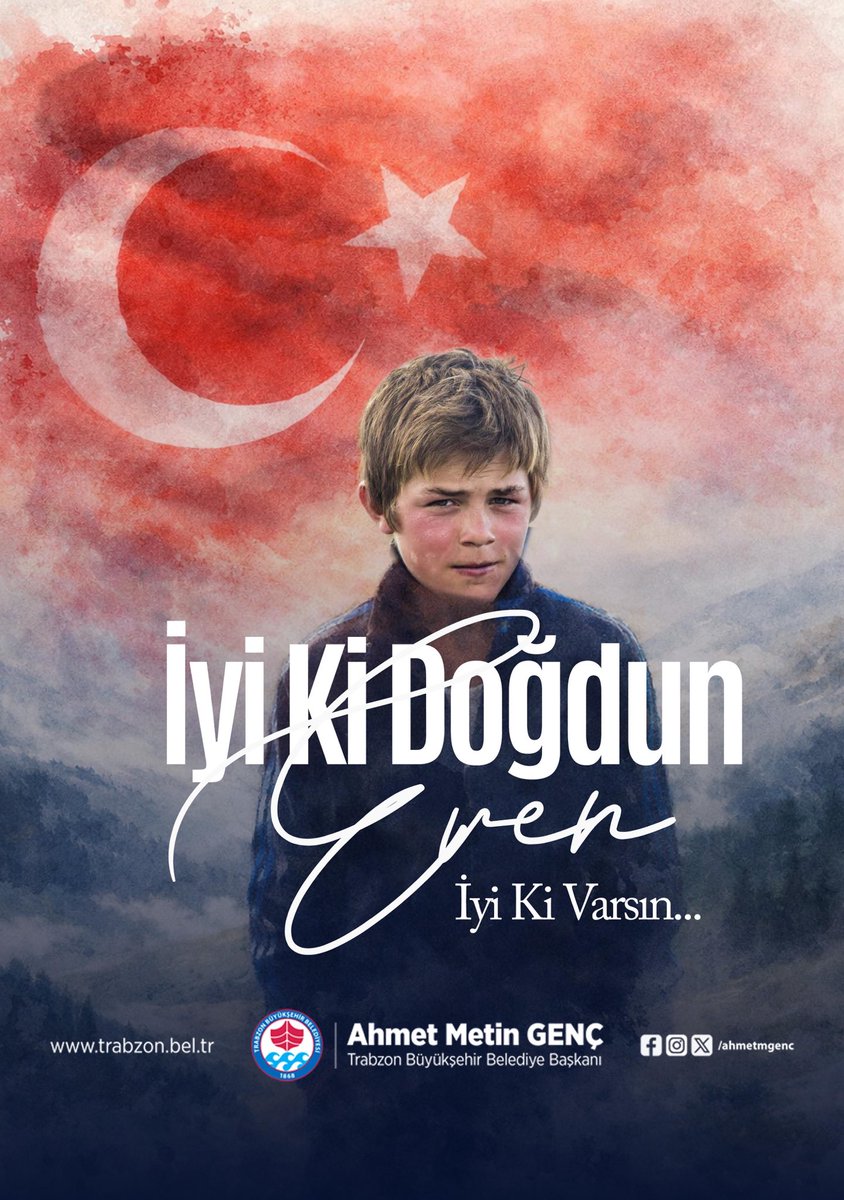 İyi ki doğdun, iyi ki varsın yiğidim…

#İyiKiDoğdunEren