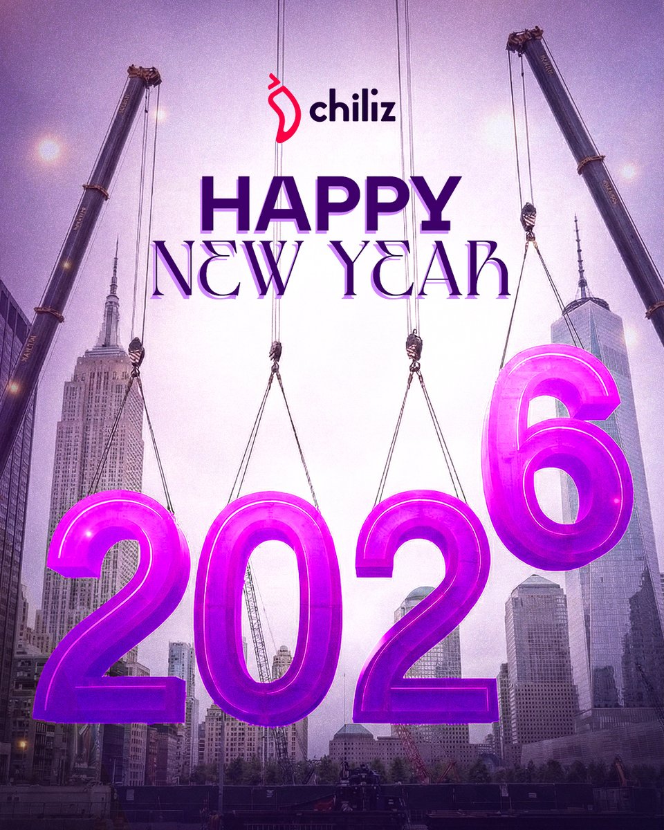 Happy New Year to the entire Chiliz community! 🎉 2026 is a huge year for  sports worldwide. SportFi is about to level up.