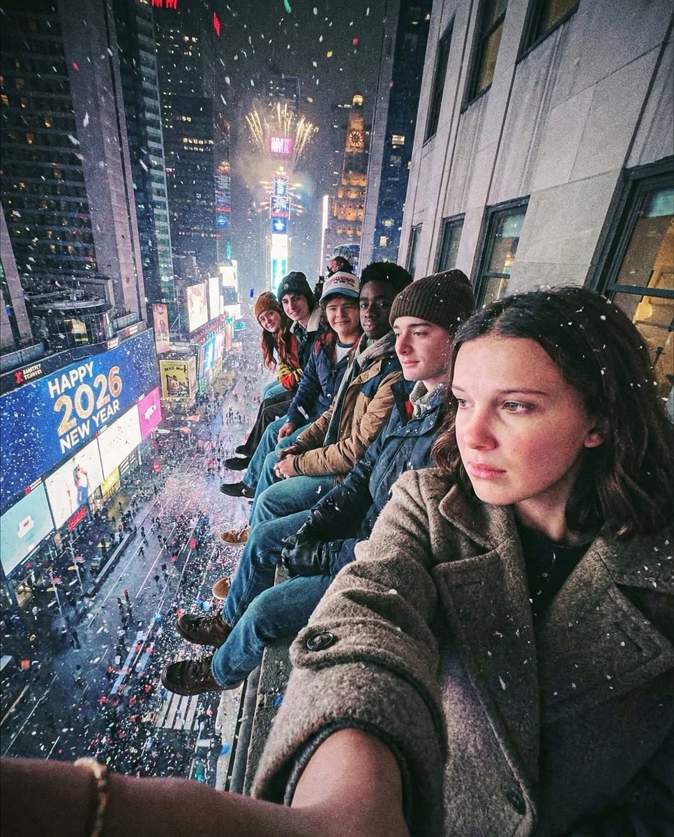 StrangerNews11's tweet image. Wishing you all a happy New Year 2026!