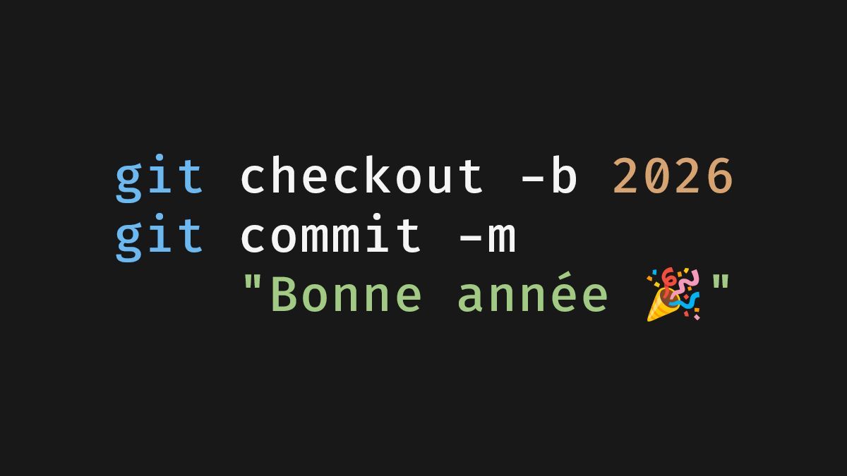 Que vous sachiez écrire une regex les yeux fermés ou que vous ne puissiez plus vous passer de ChatGPT pour formater une date.

Que vous pushiez en prod le vendredi ou que cette simple idée vous donne des sueurs froides.

Que vous soyez codeur d'un soir ou de la première heure,