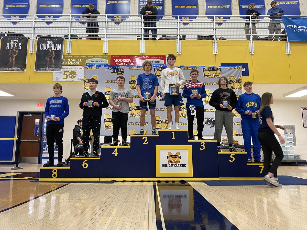 Squad showed up strong at the Holiday Classic 
One of the toughest two-day tournaments, and the team finished 5th out of 32 teams!
Individual Place Finishers
    •    Boltinghouse – 3rd
    •    Lanman – 3rd
    •    Sloan – 2nd
    •    Martin – Champ
    •    Doty – 8th