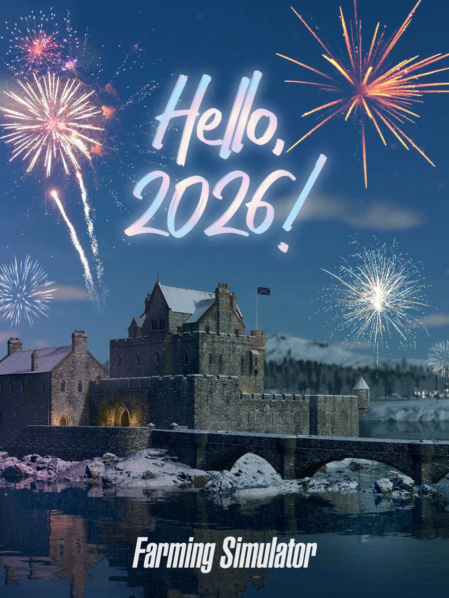 ✨ HELLO 2026 🎆
Years may pass, but the fields remain. Let’s welcome an exciting new year with new unforgettable moments on the farm.
Cheers, Farmers 🥂