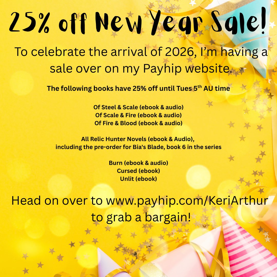 Keri Arthur tweet media