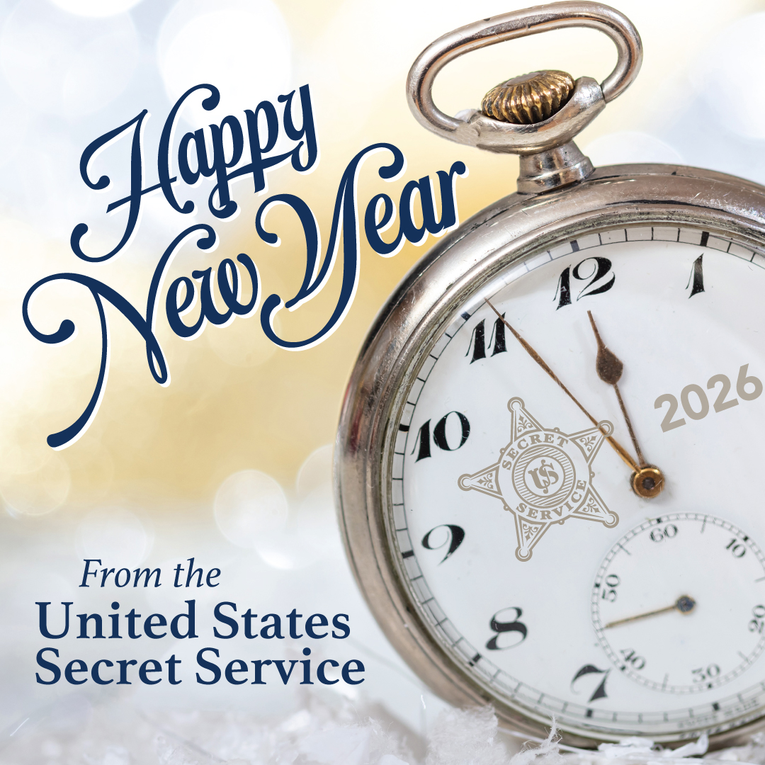 SecretService's tweet image. The Secret Service reminds everyone to celebrate responsibly tonight. We thank our personnel and partners who are on duty and we encourage everyone to make safe choices as we close out the year.