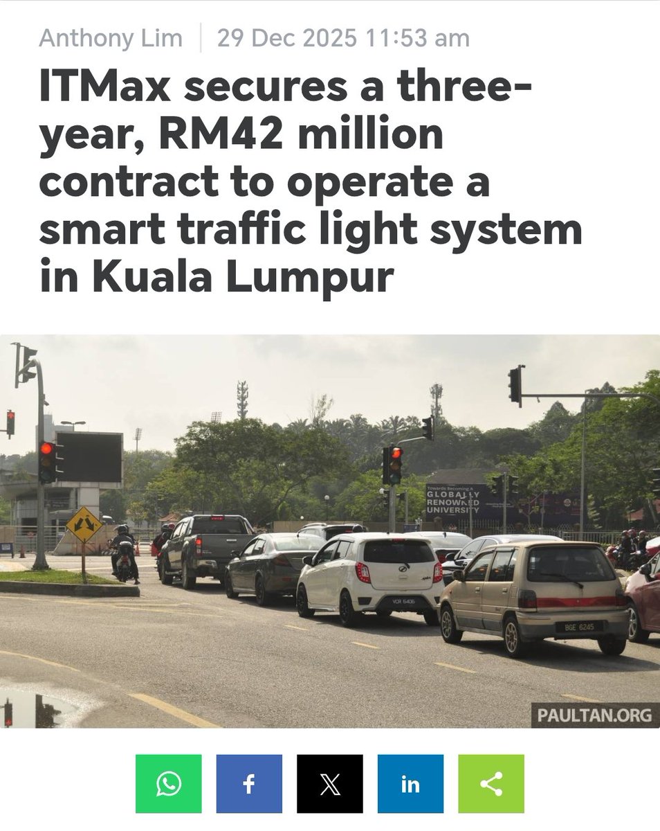 khalidbinainon's tweet photo. Itmax System is top Malaysian company to watch out for. It won  tenders for parking (under its subsidiary Selmax) for Klang Valley, traffic lights management, CCTV and surveillance contracts all over Malaysia and Top 10 Performer in Bursa Malaysia.

They must have a great BOD https://t.co/7lK5eGVywI