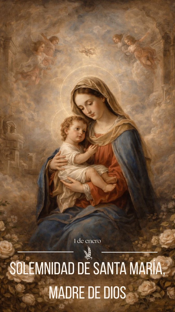 CSagradaCena's tweet image. En el primer día del año, celebramos la Solemnidad de Santa María Madre de Dios